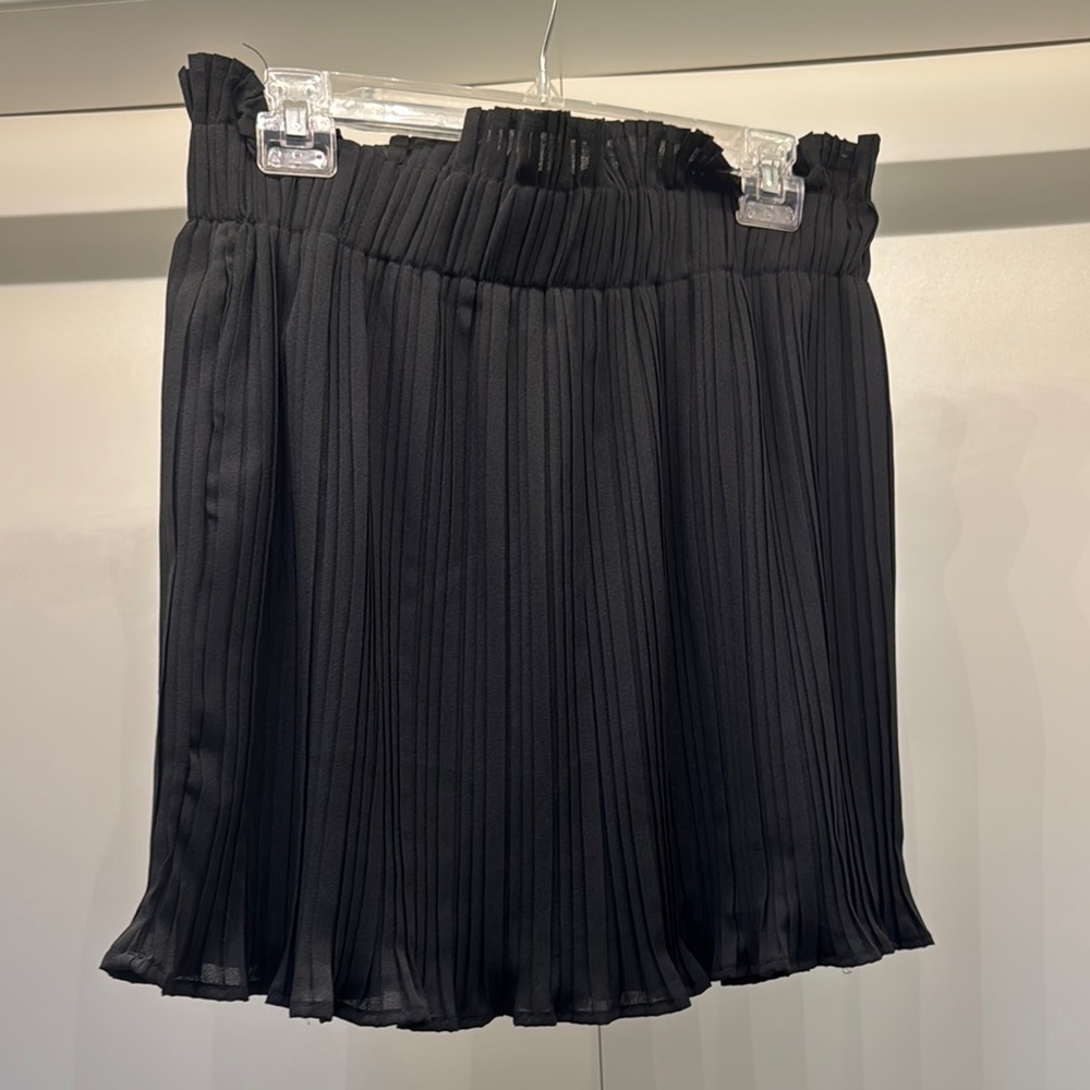 DO+BE Black Mini Skater Skirt